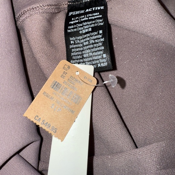 Pink shimmer leggings NWT - Picture 4 of 5